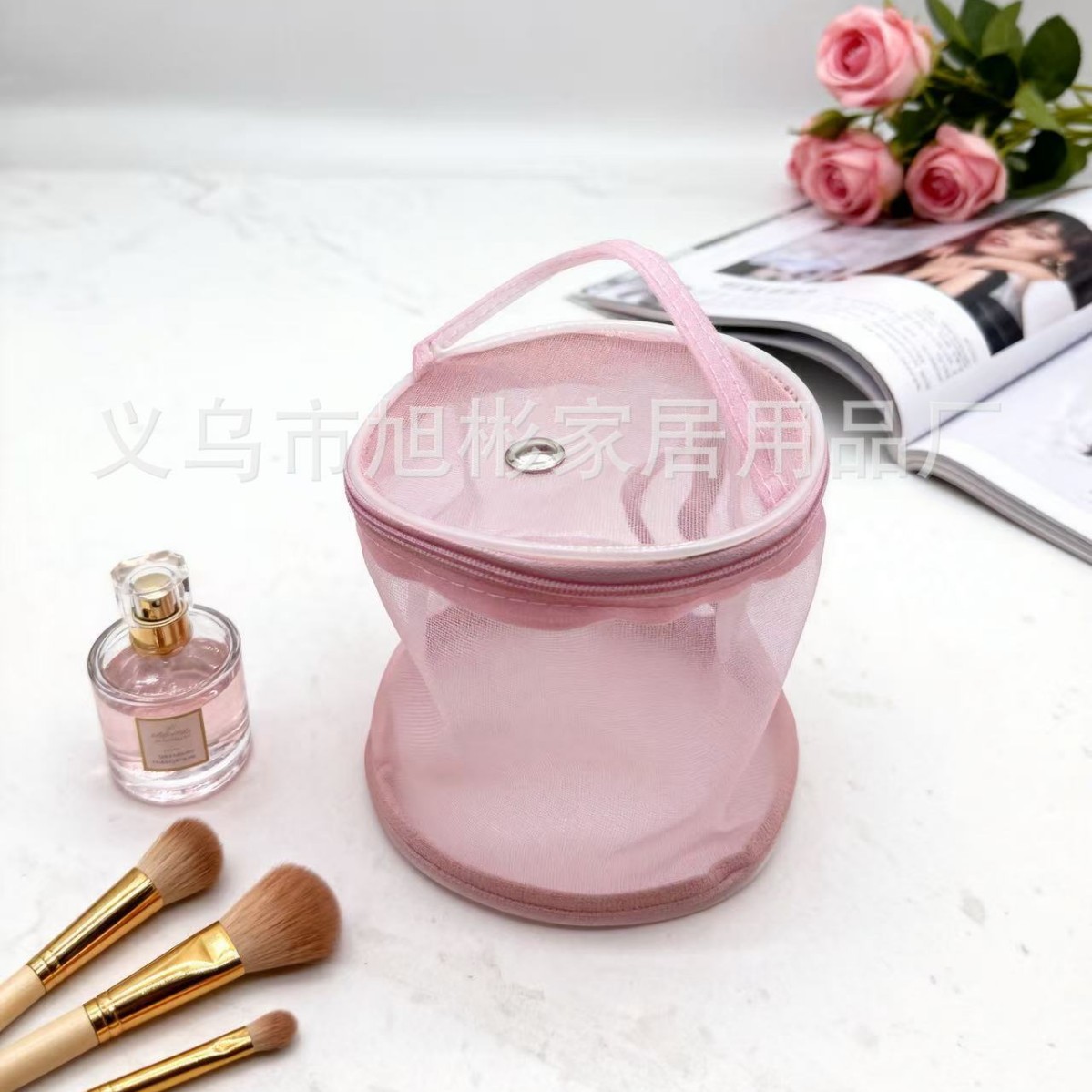 Bolsa de almacenamiento de lana DIY herramientas de tejer a mano Crochet hilo bolsa de almacenamiento de malla sujetador bolsa de almacenamiento de fábrica al por mayor
