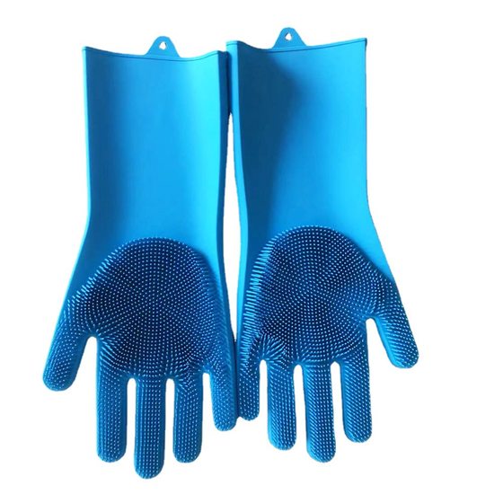 Factory Direct Supply Washing Silicone Gloves Kitchen Multifunctional Housework Heat Insulation Magic Cleaning Gloves Pet Bath