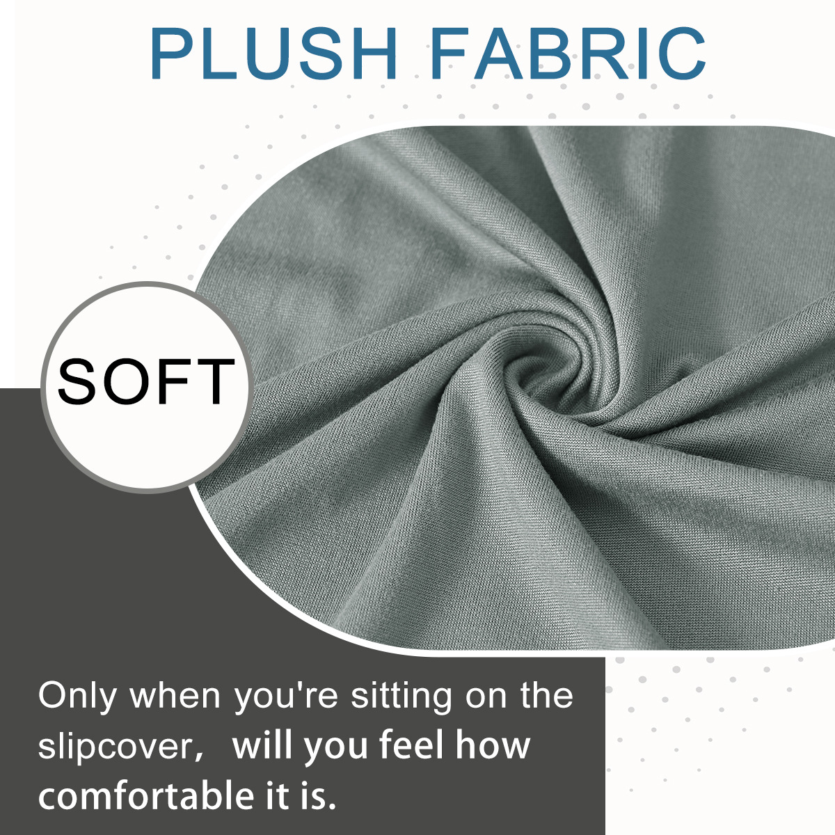 Amazon 8pcs / set cojín de sofá elástico impermeable seda cojín de sofá cojín de respaldo universal