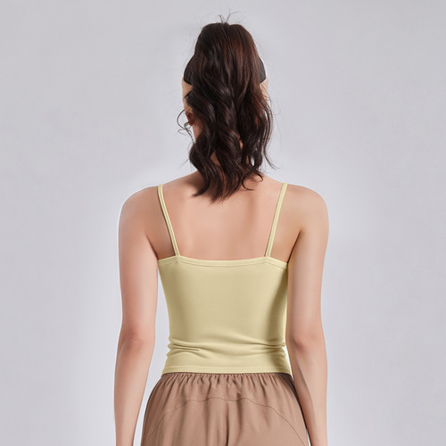 Polywrap Collarless Backless Bra with Shockproof Fixing Cups and Straps, Fitness Underwear for Women