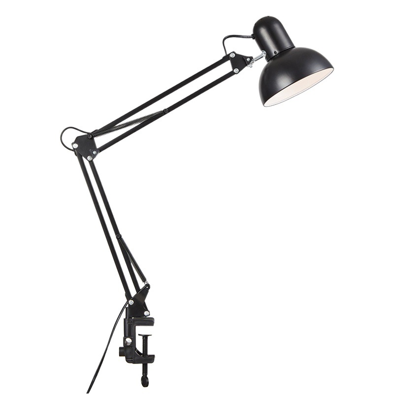 Protección para los ojos LED largo brazo plegable lámpara de mesa estudiante niños Estudio trabajo tatuaje bordado brillo pantalla clip lámpara