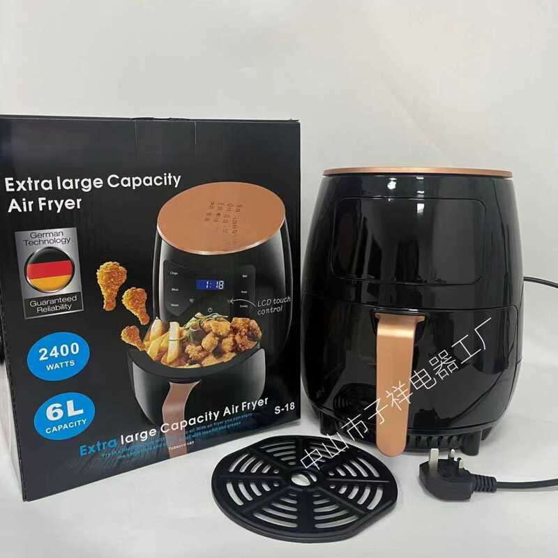 跨境可视空气炸锅家用大容量多功能触摸式不锈钢电炸锅Air fryer|undefined