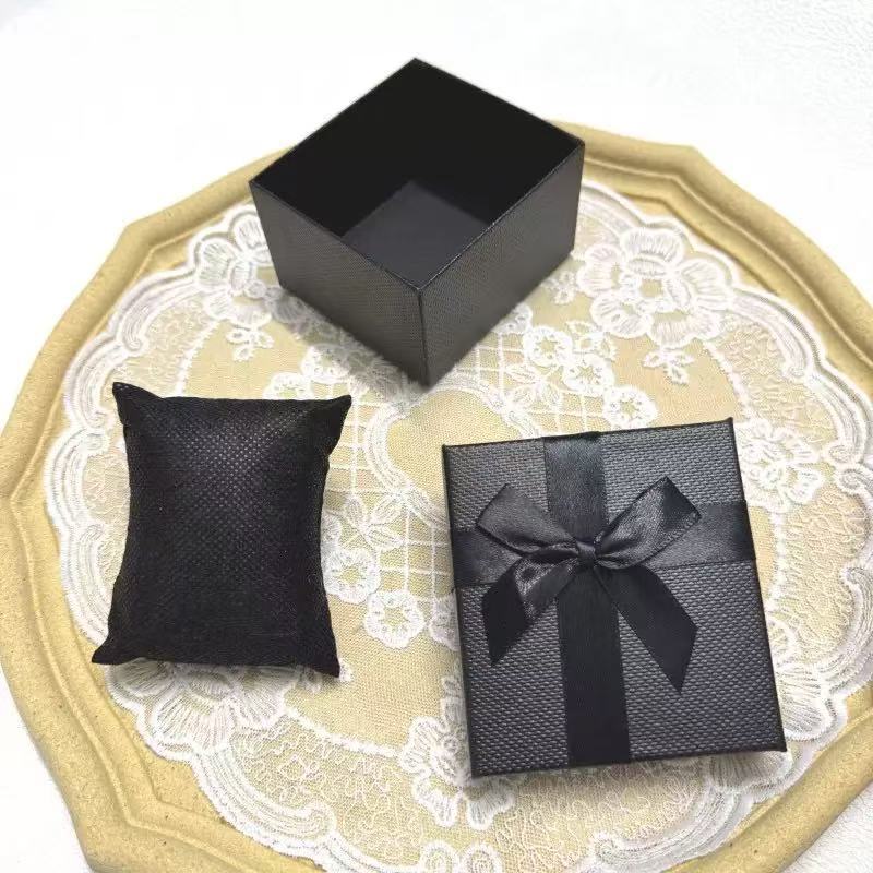 retro fashionable elegant trend watch box with bow