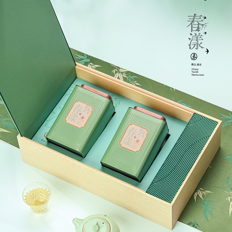 半斤一斤裝茶葉罐鐵罐禮盒通用信陽毛尖碧螺春春茶綠茶茶葉包裝盒