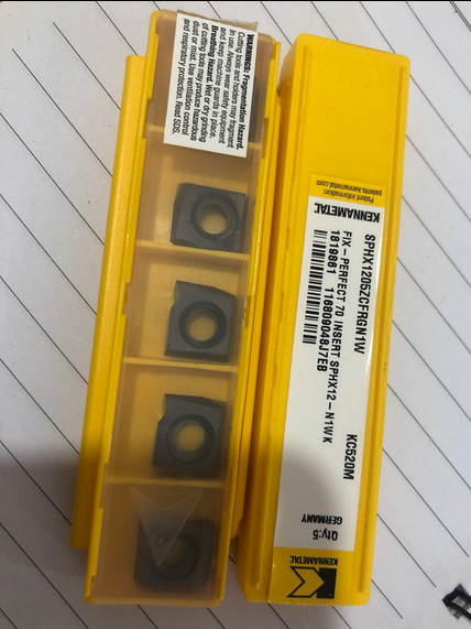 肯纳铣刀片 加工铸铁SPHX1205PCER-GP1WB KCK15肯纳 精铣刀片