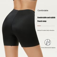 Women's Peach-Butt Shaping Pants: European & American Style, Mid-Rise Tummy-Control Underwear, Sexy Seamless Hip-Lifting Panties, Solid-Color Comfortable & Secure Safety Pants