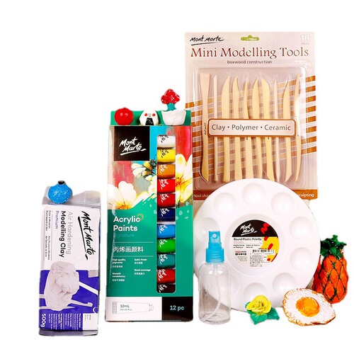 Montmartre clay handmade diy air-dry shaping clay soft clay tool set no-baking mineral clay clay