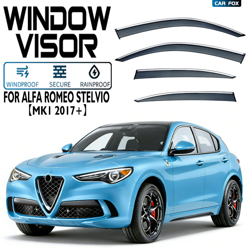 Applicable to Alfa Romeo Stelvio Window visor Alfa. Romeo stanwei rain shield