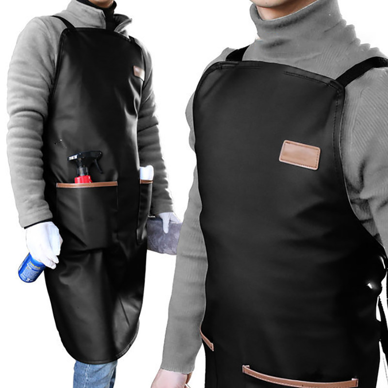 Suministro directo transfronterizo delantal impermeable fuente fabricante correa ajustable anti-fouling cintura lavado de coches ropa de trabajo delantal de cocina