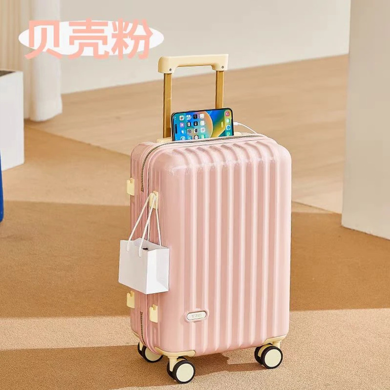 Maleta, niña, estudiante, maleta trolley de alto valor, caja de contraseña de viaje pequeña, fresca y duradera, rueda universal para reducir la carga