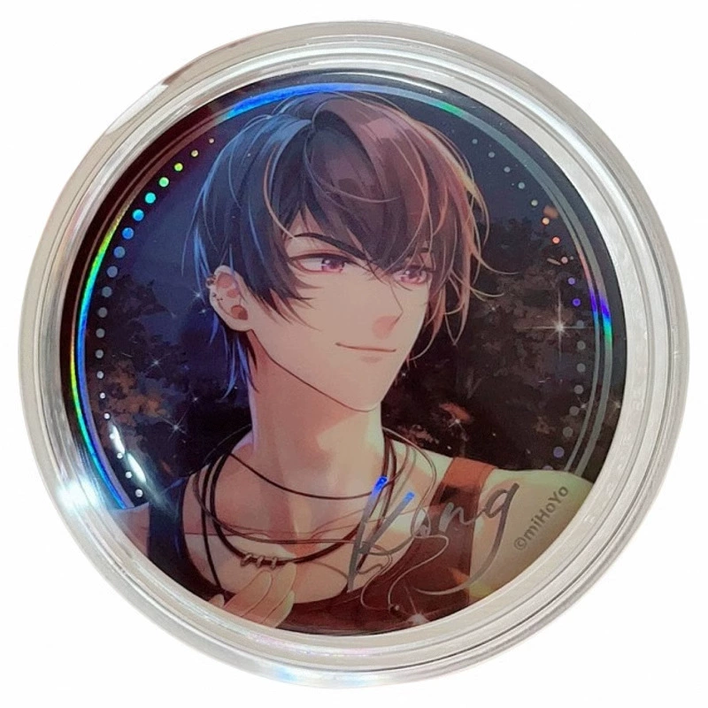 Storage box, protective case, transparent stand, badge, 58mm