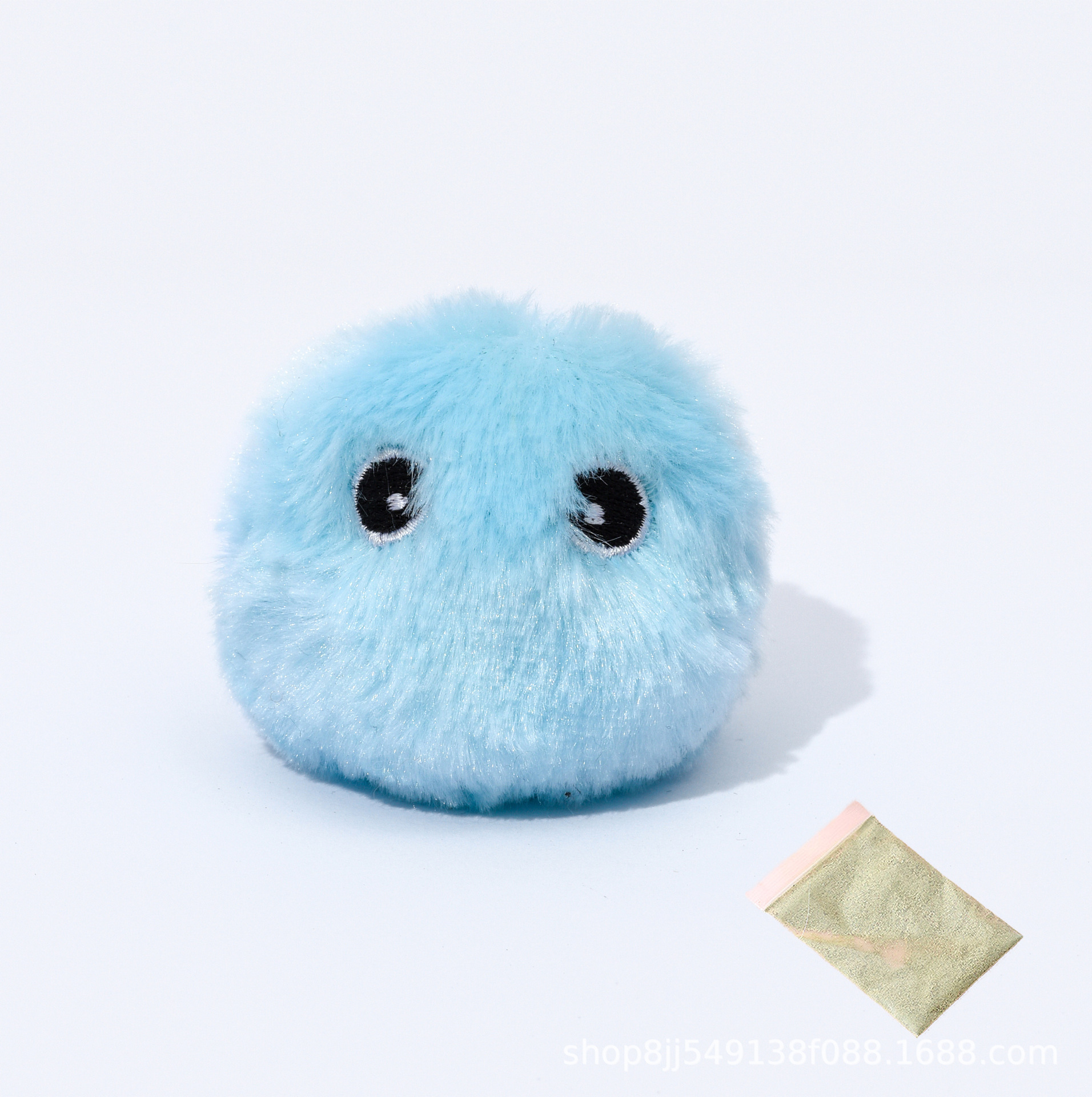 파란색 봉제 공 (발광하지 않음)