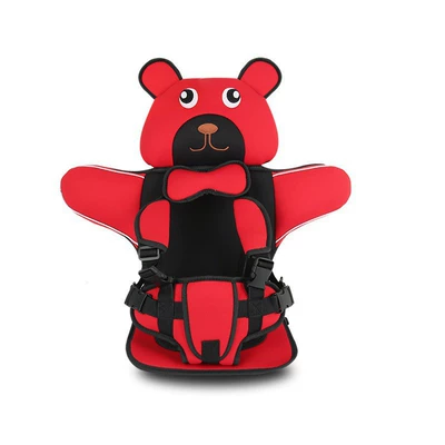 Dining Chair Cushion Seat Non-Slip Household Booster Pad Home Car Waist Protector Car Supplies (Other Automotive Safety Supplies) - standard-red-hugging-bear