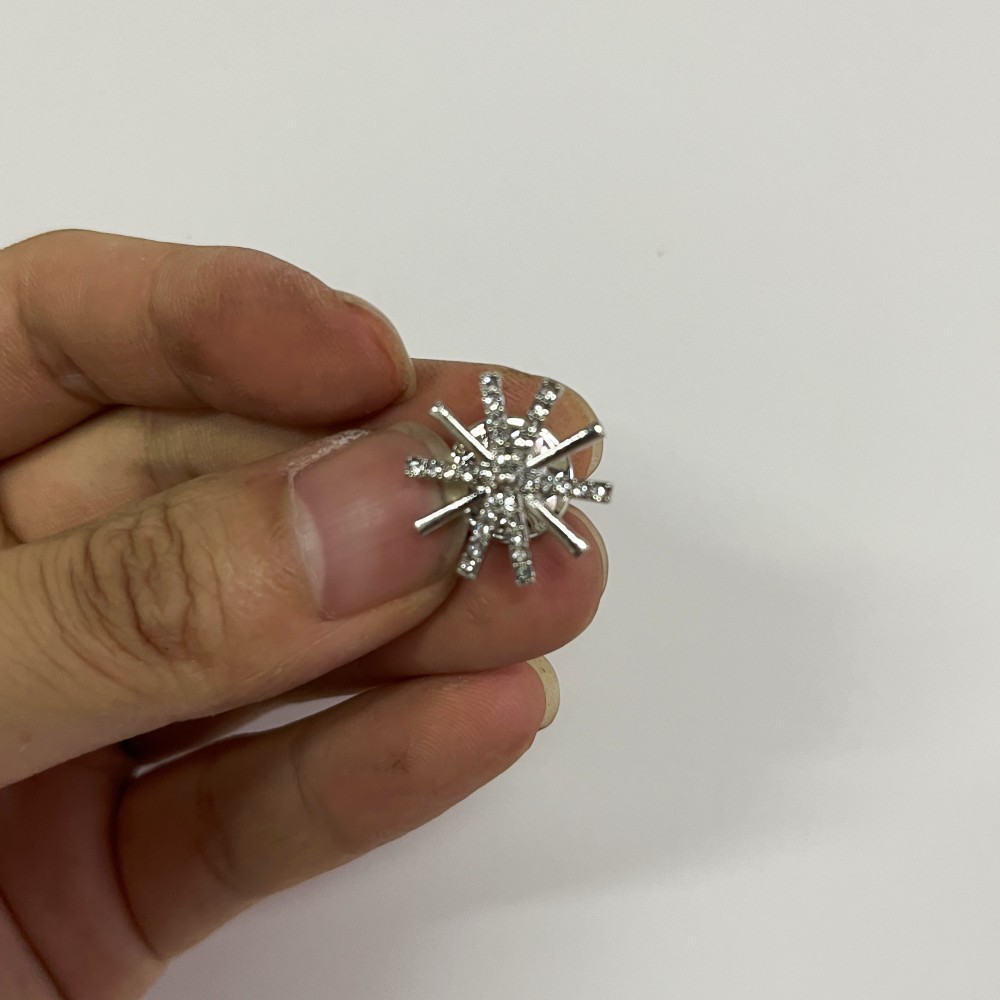 1 조각 세트-실버 작은 눈송이