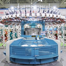 双面罗纹开幅提花机38寸28针108路