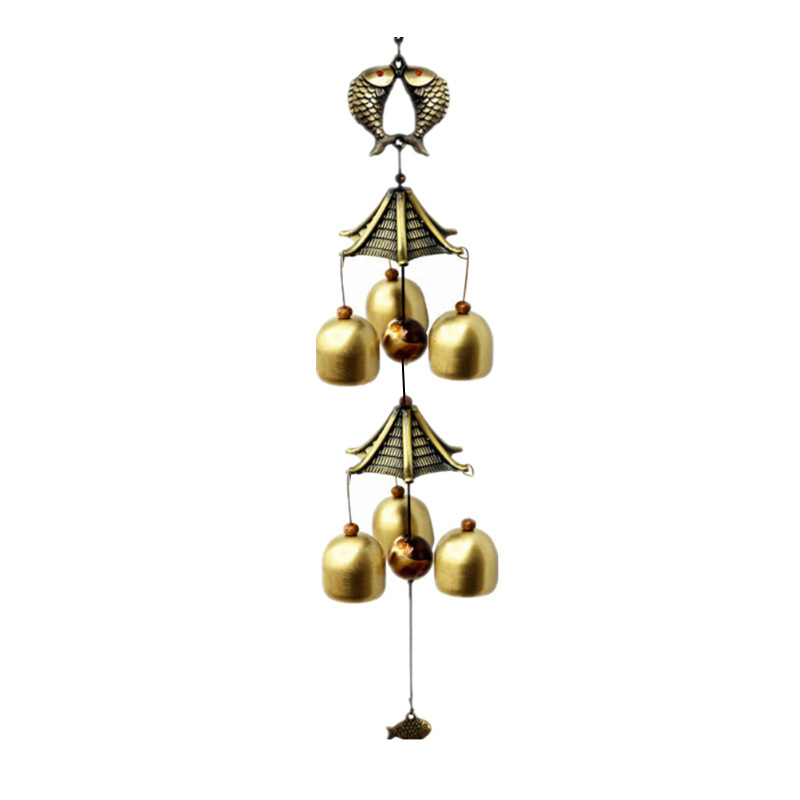Campanello a vento decorativo in metallo con 6 campane_voghion.com