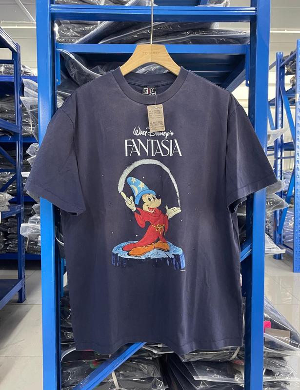高品質 SAINT MICHAEL ICON ウォッシュ加工 オールド半袖 アメカジ レトロ プリント カップル Tシャツ 男女兼用|undefined