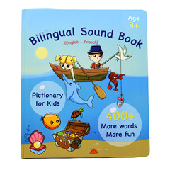 New French and English finger pointing reading books, baby vocal early education machines, smart learning toys, household products