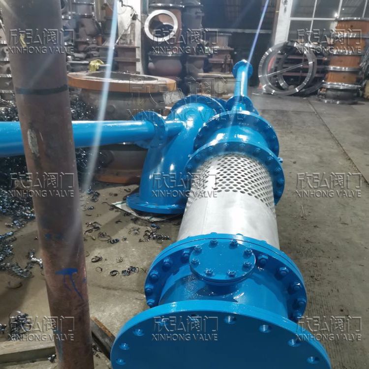 610M电动淹没式多喷孔排放阀 水池喷嘴消能放空阀  欣弘阀门