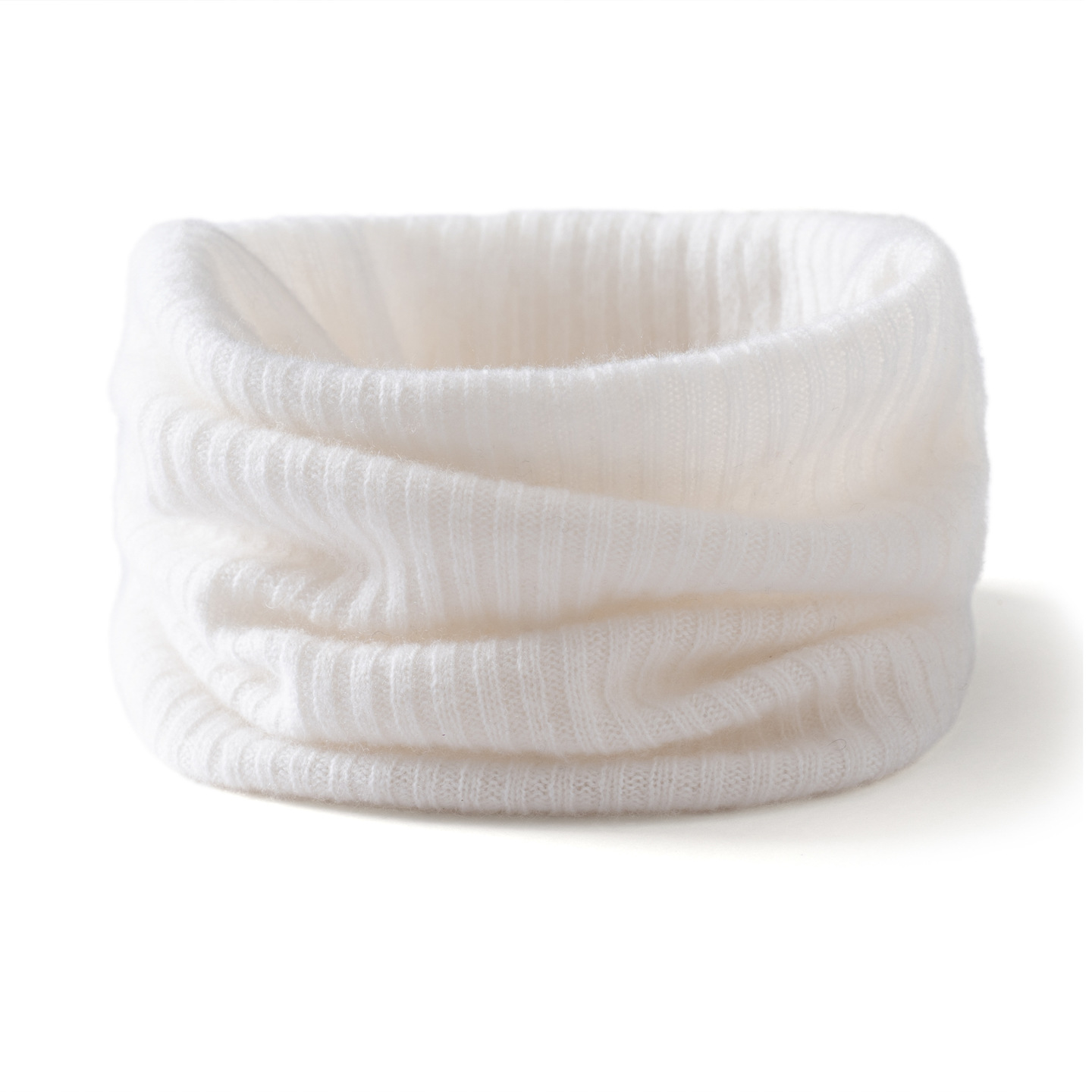 2026 Lekasa Autumn and Winter Cashmere Knitted Neck Warmer Unisex Windproof and Cold-Proof Neck Warmer