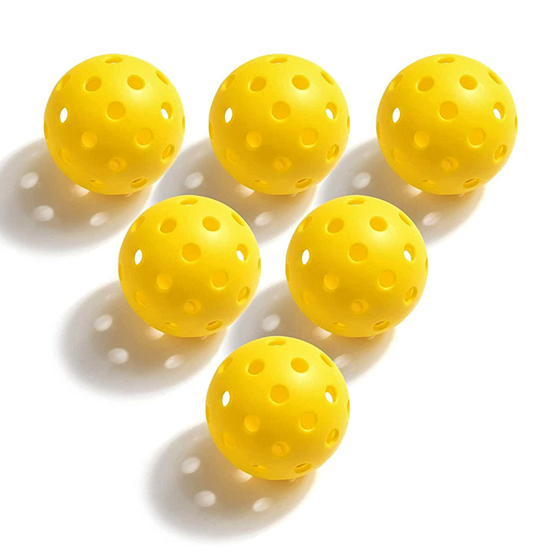 Pickleball, a 40-hole indoor/outdoor professional tennis ball for school training.