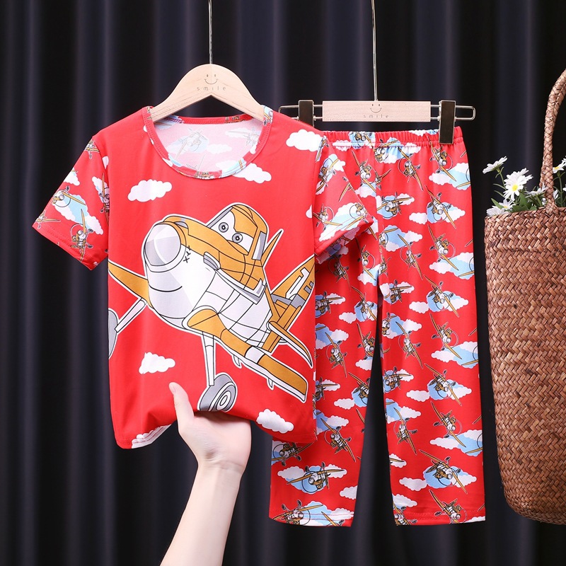 Z-Conjunto corto y largo-avión rojo