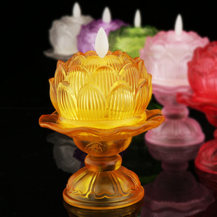 Colorful Led Battery Glass Swaying Light Simulation Swaying Candle Light Household Everlasting Light Manufacturer Wholesale