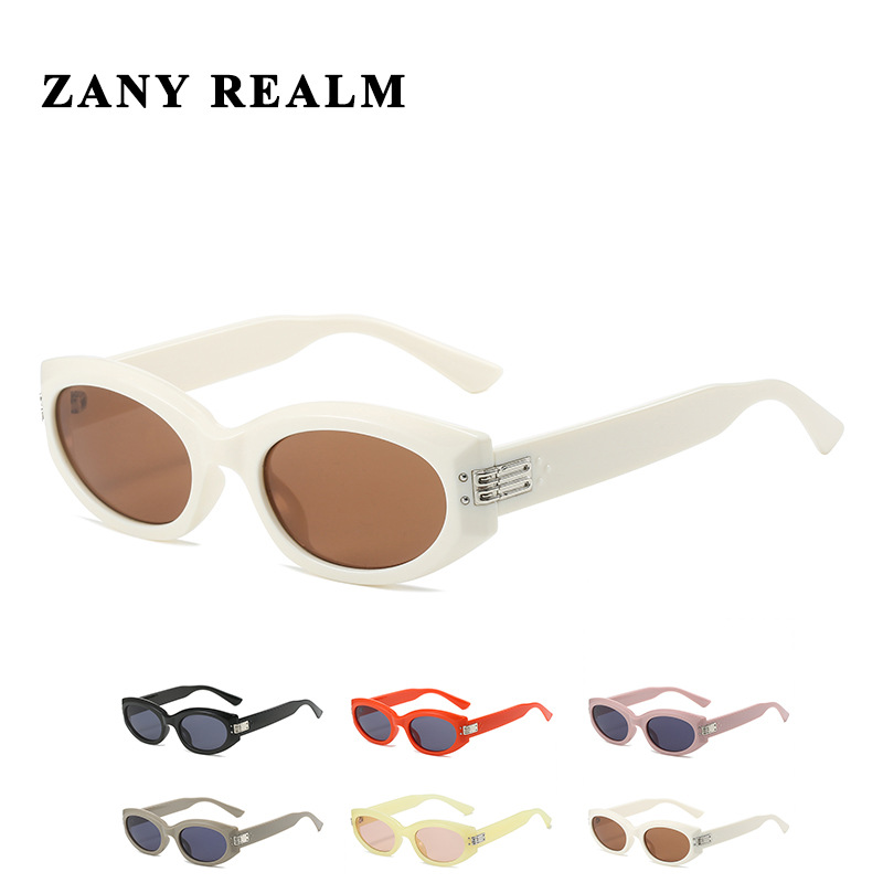 Nuevo pequeño marco retro americano caliente chica gafas de sol UV400 internet celebridad gato ojo gafas de sol punto de fábrica 5027