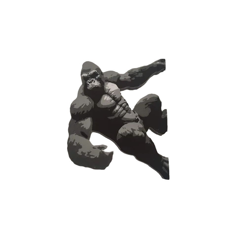 2025 explosión transfronteriza Magnetic King Kong regalo decoración muñeca decoración musculosa fabricante al por mayor