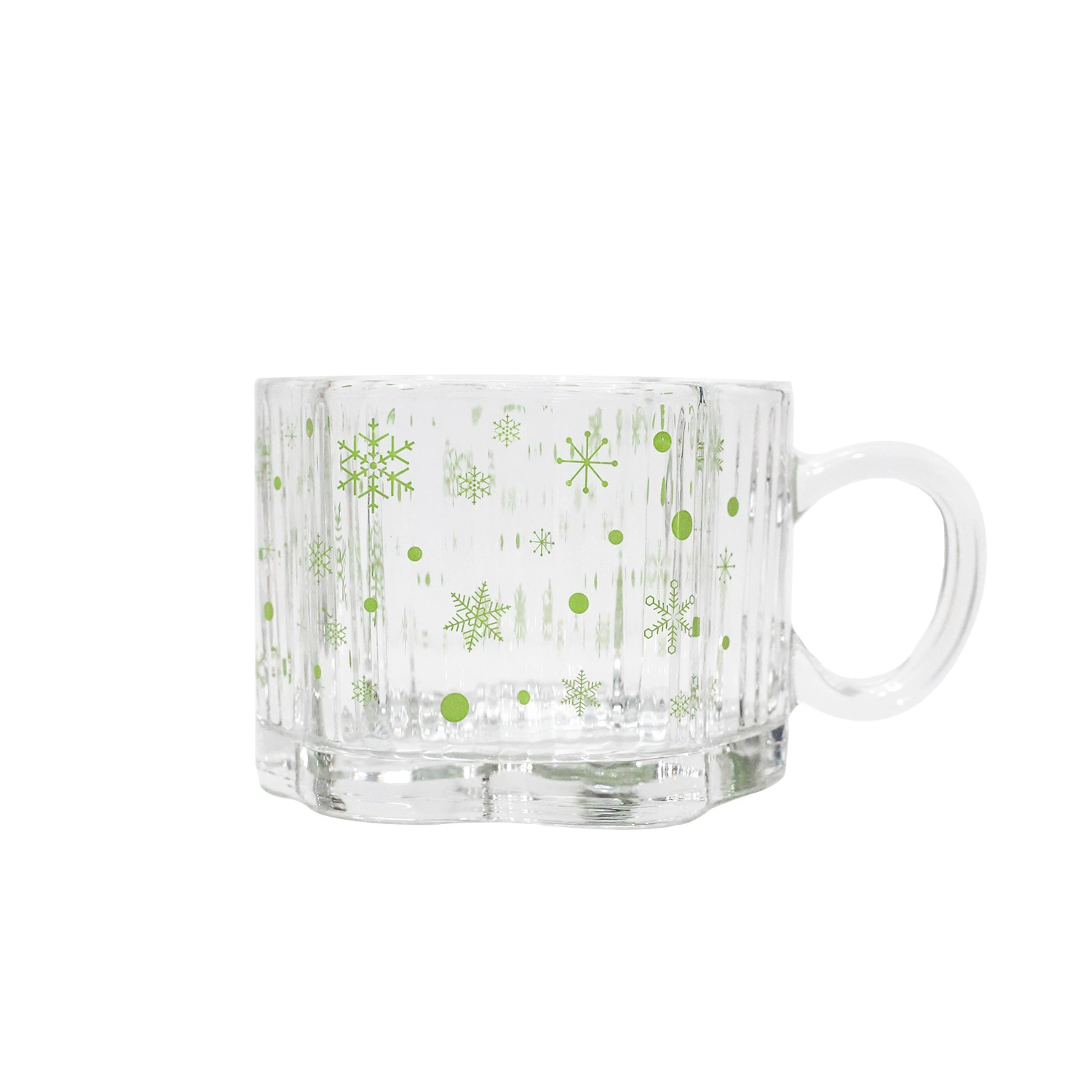 Glass cloud mug (Bengfuko), 280 ml, cartoon printed souvenir cup