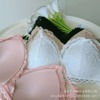 Sexy thin bra top, breathable breast pads, underwear, french style