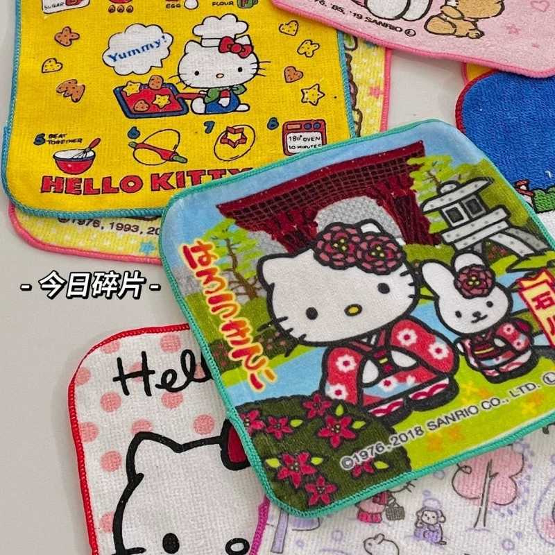 Hello kitty, милый маленький носовой платок, детское полотенце