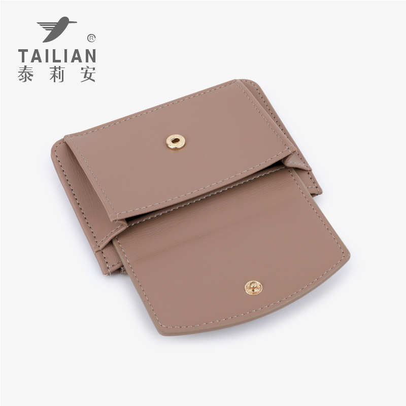 Telian nuevo portatarjetas transfronterizo titular de la tarjeta estudiante comida tarjeta cubierta protectora multi-Tarjeta llavero monedero de la moneda de las mujeres