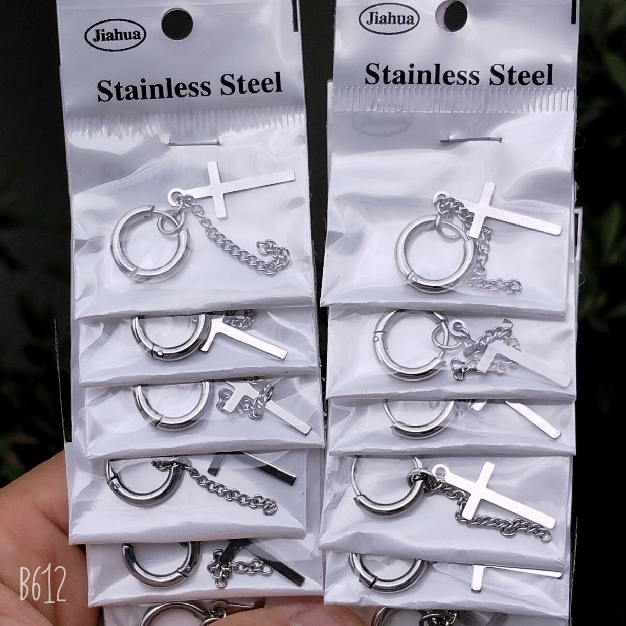 2.5 pendientes de acero de titanio gruesas y el mismo modelo crian orejas joyas de moda con pendientes de acero inoxidable con hilo redondo personalizado image 34