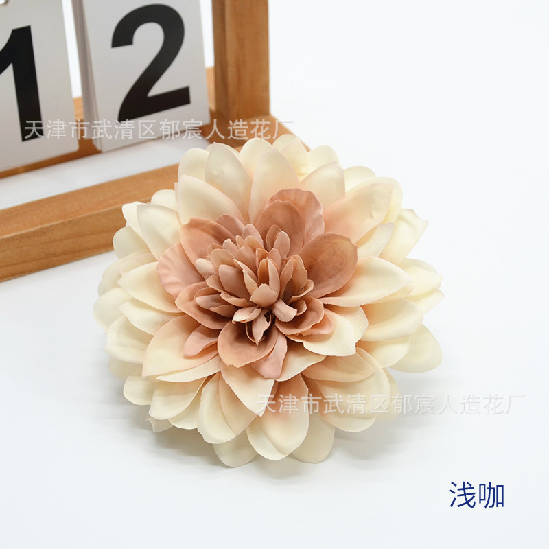 Pintura al óleo de flores de crisantemo simulación de flores de crisantemo de crisantemo DiDi sombrero sombrero de sol decoración flor caja de flores image 15