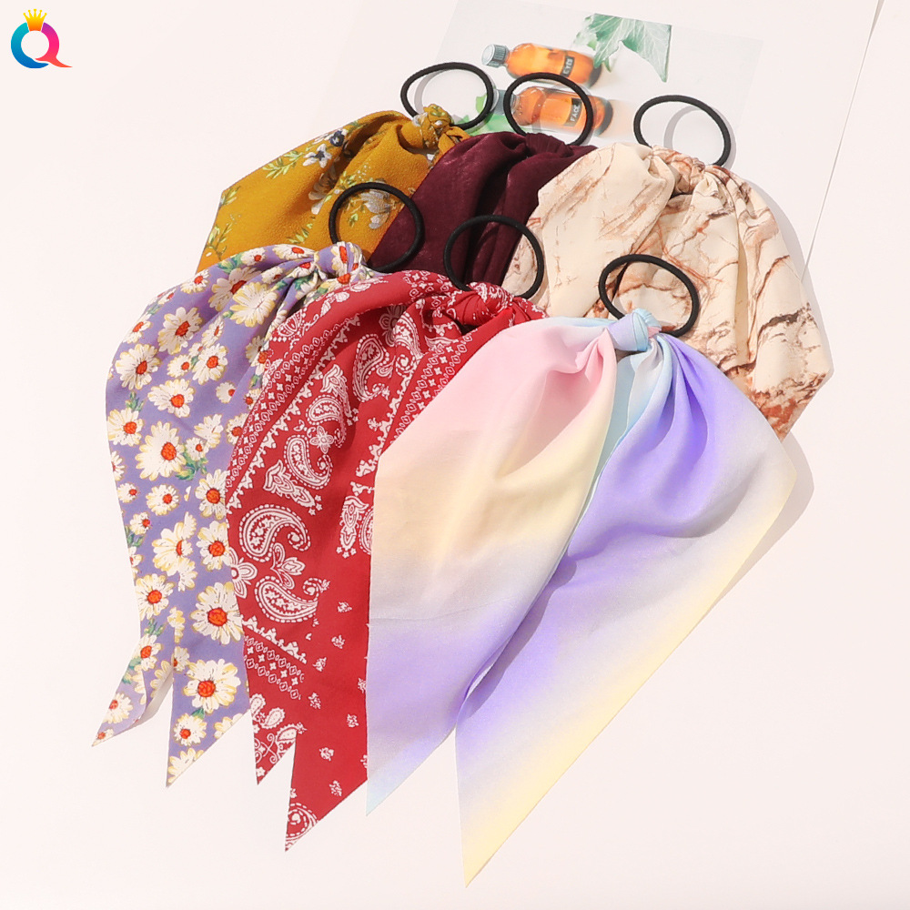 Pastoral Flower Cloth Hair Tie display picture 2