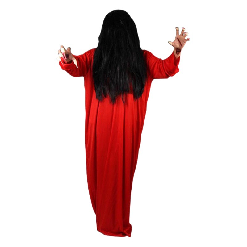 Halloween horror hembra fantasma traje de castidad pluma juego de hadas fantasma de miedo castidad peluca Zombie fantasma novia traje de rendimiento