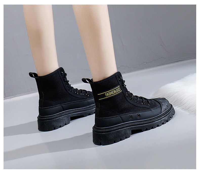 Martin Boots For Women - Comfortable Ankle Boots With Thick Sole_voghion.com