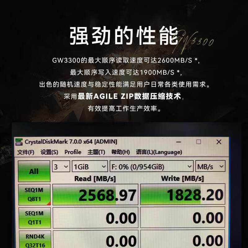 Great Wall GW3300 2TB SSD SSD M.2 Interfaz NVMe Protocolo de escritorio Notebook