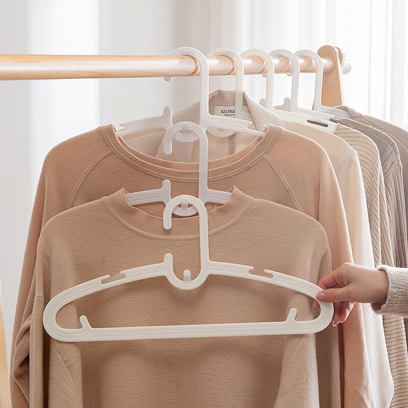 Household Plastic Clothes Hanger Sling Intimates Bra Intimates Special Clothes Support Clothes Hanging Rack Space Saving Can Be Stacked