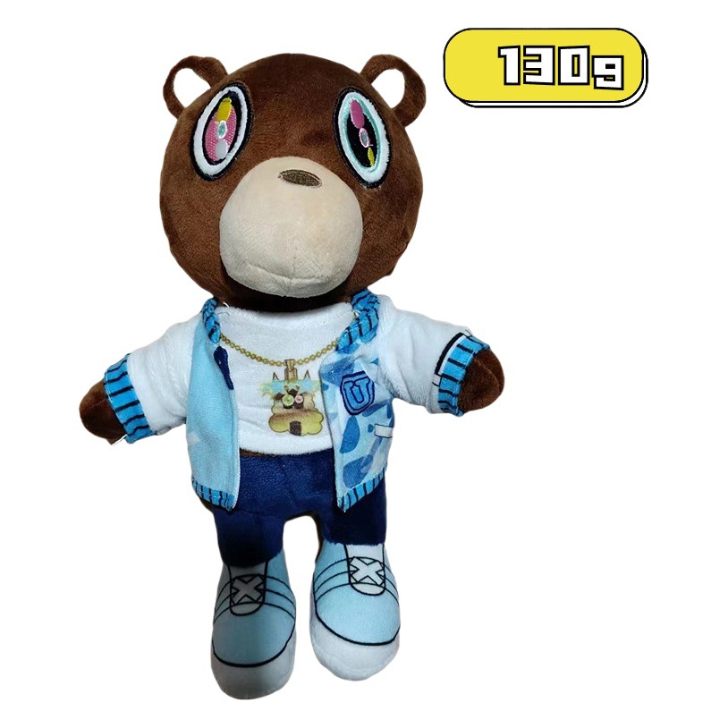 Oso de peluche estilo Kanye, Kanyeteddybear, muñeco de peluche, animal de peluche, regalo, muñeco de peluche