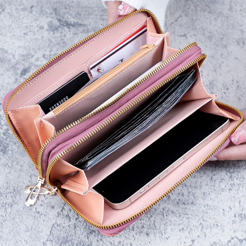 Billetera femenina larga casual