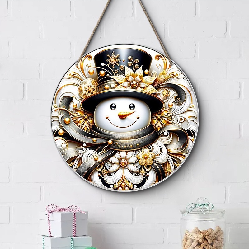 クロスボーダークリスマスクリエイティブ吊り下げ装飾木製工芸品ラウンドドアサイン木製吊り下げタグシリーズ 20Cmos 吊り下げ|undefined