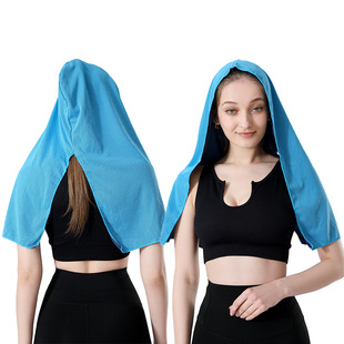 Cross-Border Summer Sports Cold Towel Sweat-Absorbent Boxing Hat Sun Protection Quick-Drying Ice Cool Headscarf Cool Portable Towel