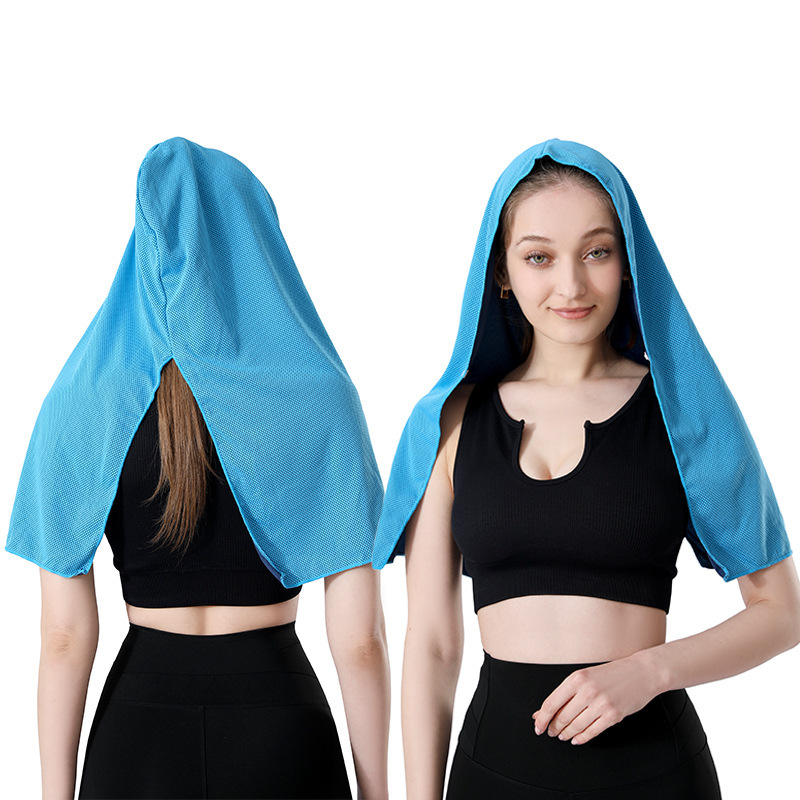 Cross-Border Summer Sports Cold Towel Sweat-Absorbent Boxing Hat Sun Protection Quick-Drying Ice Cool Headscarf Cool Portable Towel