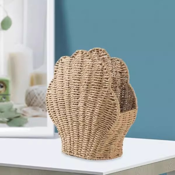 Cesta de concha caqui