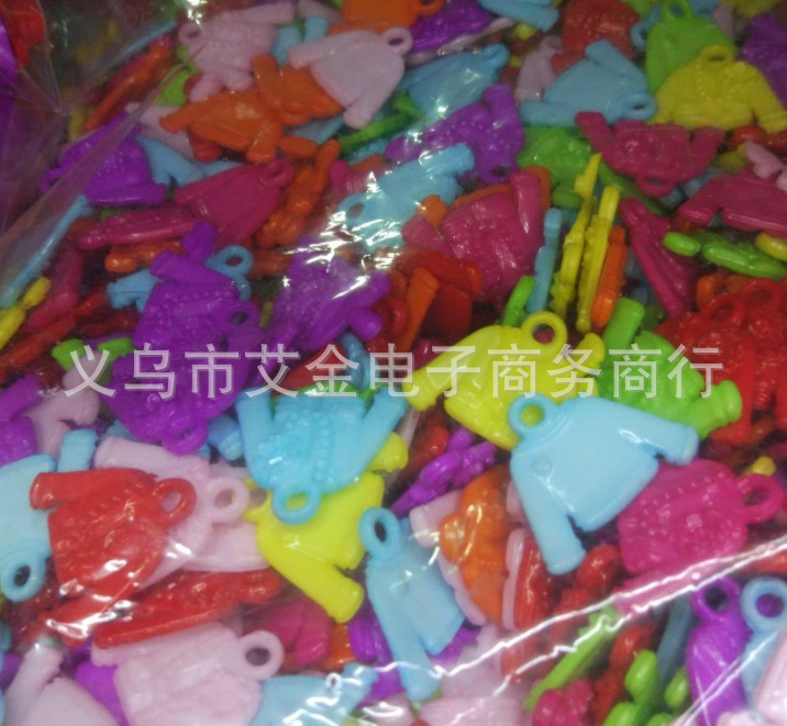 国境を越えた実色の花動物アクリル吊り珠散珠DIY手作りブレスレットビーズアクセサリー|undefined