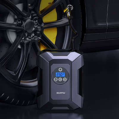 Avtomobil Hava Nasosu Portativ Elektrikli Çoxfunksiyalı 12V Şin Nasosu