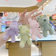 毛絨掛件暴力熊超萌可愛玩偶鑰匙扣背包掛鏈花束配飾布娃娃機公仔