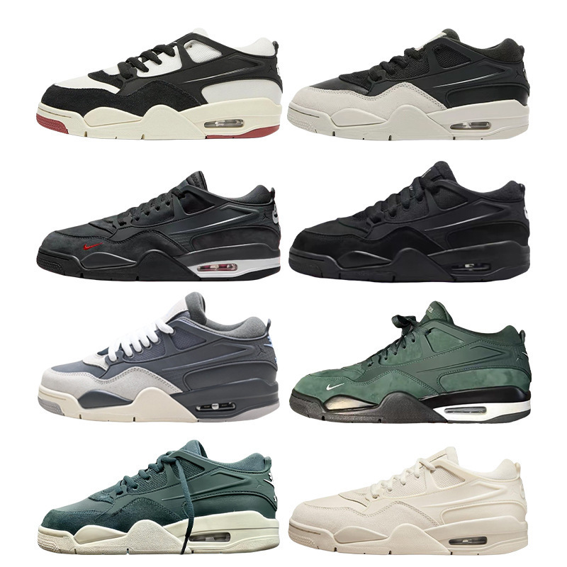 Pure Original AJ4 RM Joint Black Low-top Basketball Shoes Campus Style Men's and Women's Shoes Casual Board Shoes sneaker Putian Pure Original AJ4 RM Joint Black Low-top Basketball Shoes Campus Style Men's and Women's Shoes Casual Board Shoes sneaker Putian